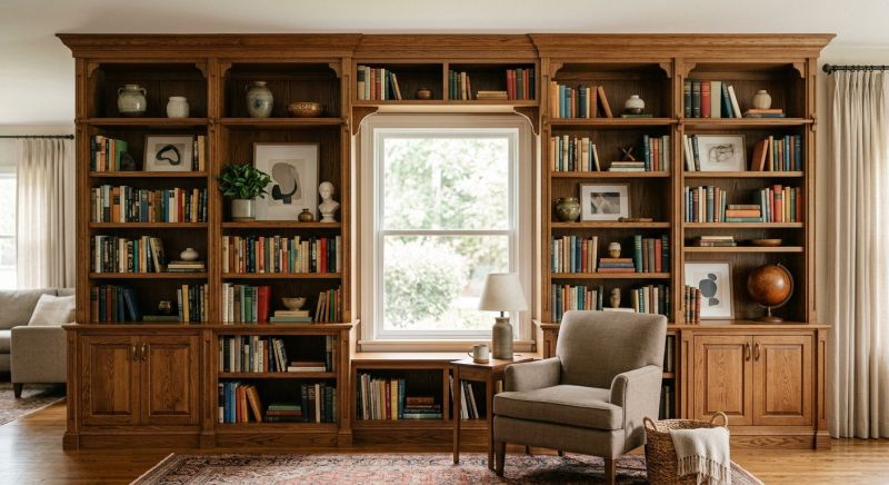Bookcase Construction in Greensboro, NC