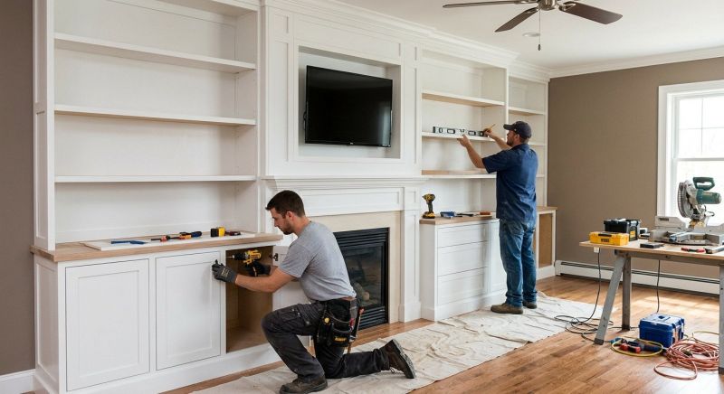Mudroom Carpentry Installation in Raleigh, NC